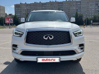 2018 Infiniti QX80 I Рестайлинг 2, белый, 5500000 рублей, вид 2