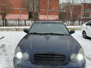 2006 Hyundai Sonata ТагАЗ IV (EF) Рестайлинг, синий, 495000 рублей, вид 5