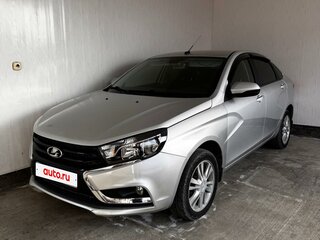 2016 Lada (ВАЗ) Vesta I, серебристый, 790000 рублей, вид 1