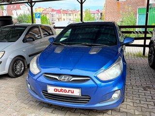 2012 Hyundai Solaris I, синий, 550000 рублей, вид 1