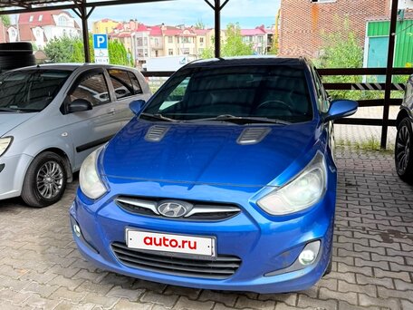 2012 Hyundai Solaris I, синий, 550000 рублей, вид 1