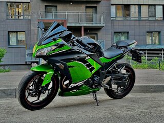 2014 Kawasaki Ninja 300, зелёный, 390000 рублей, вид 1