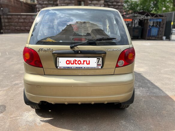 2007 Daewoo Matiz I Рестайлинг, жёлтый - вид 2