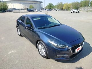 2018 Mazda 3 III (BM) Рестайлинг, синий, 1800000 рублей, вид 2