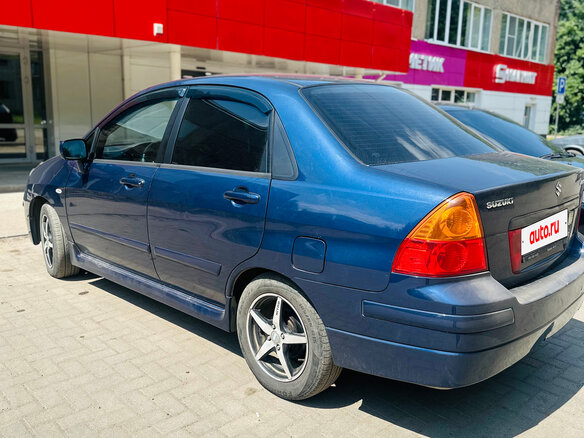 2007 Suzuki Liana I Рестайлинг, синий, 295000 рублей - вид 3