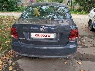 2017 Volkswagen Polo V Рестайлинг, серый, 1050000 рублей, вид 4