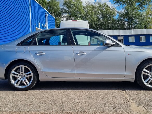2014 Audi A4 IV (B8) Рестайлинг, серый - вид 4