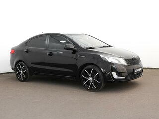 2012 Kia Rio III, чёрный, 969000 рублей, вид 2