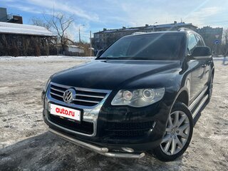 2008 Volkswagen Touareg I Рестайлинг, чёрный, 1200000 рублей, вид 2