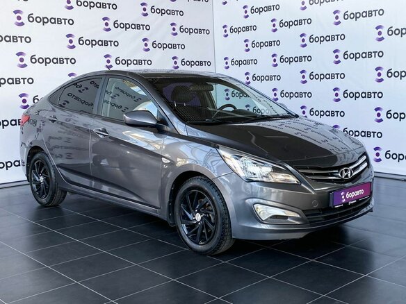 2015 Hyundai Solaris I Рестайлинг, серый