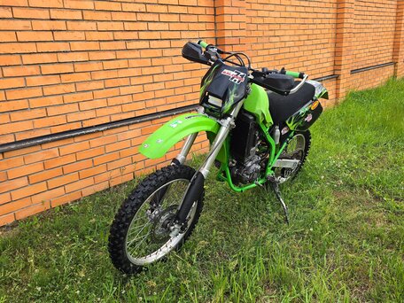 1996 Kawasaki KLX 650, зелёный, 200000 рублей, вид 5