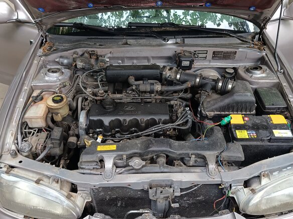 1996 Hyundai Accent I, серебристый, 120000 рублей - вид 13