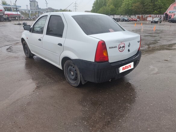 2008 Renault Logan I, белый, 270000 рублей - вид 5