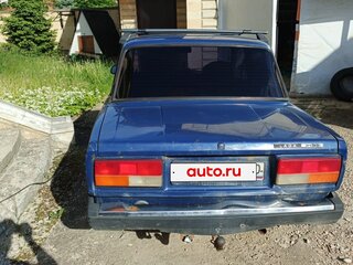 2009 Lada (ВАЗ) 2107, синий, 72000 рублей, вид 2
