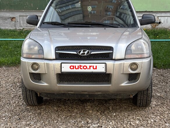 2008 Hyundai Tucson I, серебристый
