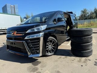 2018 Toyota Vellfire II Рестайлинг, чёрный, 3500000 рублей, вид 3