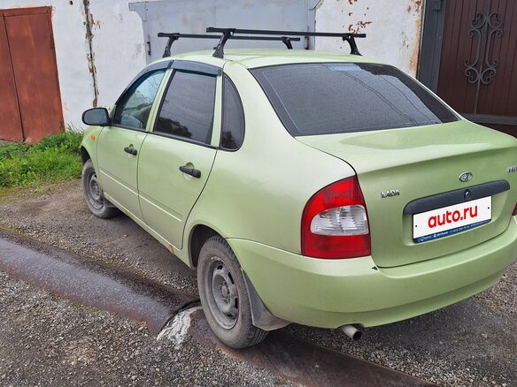 2006 Lada (ВАЗ) Kalina I, зелёный, 150000 рублей - вид 4
