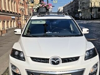 2010 Mazda CX-7 I Рестайлинг, белый, 650000 рублей, вид 1