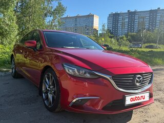 2017 Mazda 6 III (GJ) Рестайлинг, красный, 1750000 рублей, вид 4