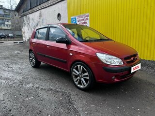 2008 Hyundai Getz I Рестайлинг, красный, 460000 рублей, вид 4