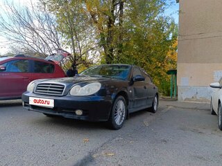 2007 Hyundai Sonata ТагАЗ IV (EF) Рестайлинг, чёрный, 350000 рублей, вид 2