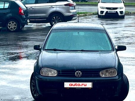 2002 Volkswagen Golf IV, синий, 350000 рублей, вид 2