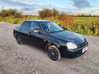 2008 Lada (ВАЗ) Priora I, чёрный, 195000 рублей, вид 5