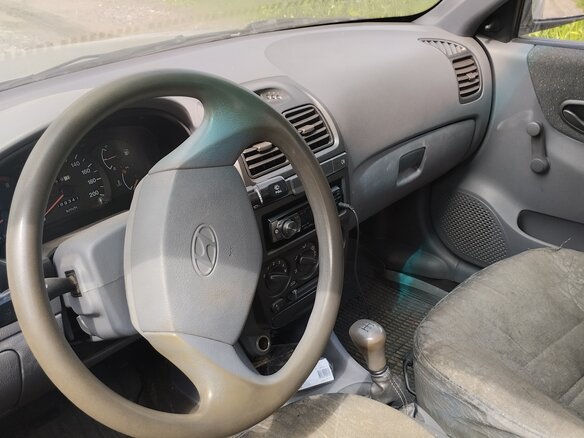 2008 Hyundai Accent ТагАЗ II, бежевый - вид 12