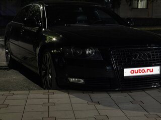 2008 Audi A8 Long II (D3) Рестайлинг 2, чёрный, 800000 рублей, вид 1