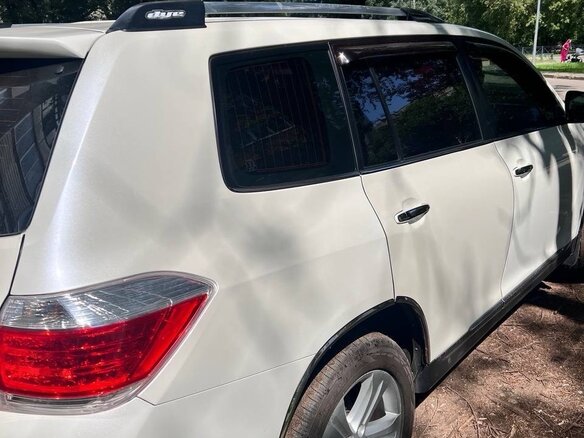 2012 Toyota Highlander II (XU40) Рестайлинг, белый - вид 15