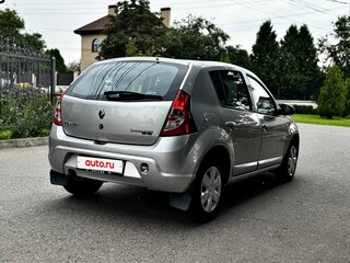 2012 Renault Sandero I, серый, 425000 рублей, вид 4