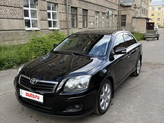 2007 Toyota Avensis II Рестайлинг, чёрный, 820000 рублей, вид 1