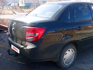 2013 Lada (ВАЗ) Granta I, чёрный, 318000 рублей, вид 3