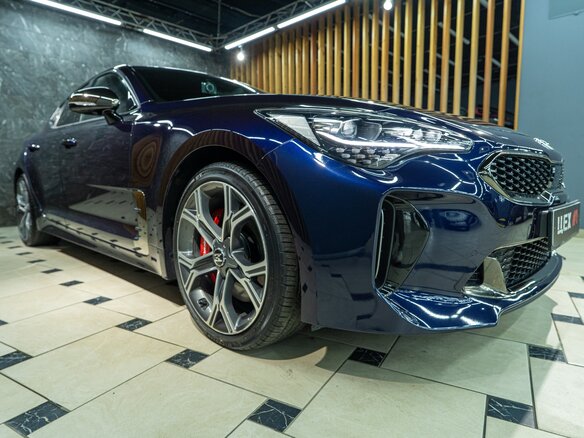 2019 Kia Stinger I, синий, 2750000 рублей - вид 3