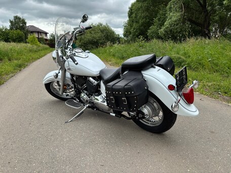2009 Yamaha XVS650 Drag Star, белый, 550000 рублей, вид 2