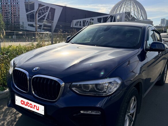 2019 BMW X4 20i II (G02), синий - вид 5