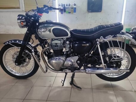 2003 Kawasaki W 650, зелёный, 530000 рублей, вид 1