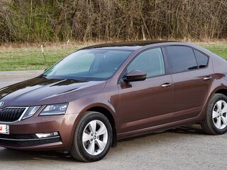 2017 Skoda Octavia III (A7) Рестайлинг, коричневый, 1550000 рублей, вид 3