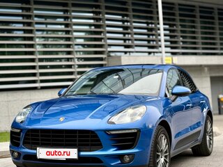 2017 Porsche Macan S Diesel I, синий, 3745000 рублей, вид 2