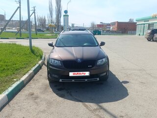 2015 Skoda Octavia Scout III (A7), коричневый, 1600000 рублей, вид 2