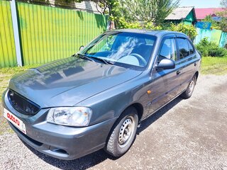2008 Hyundai Accent ТагАЗ II, серый, 350000 рублей, вид 2