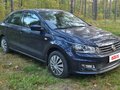 2016 Volkswagen Polo V Рестайлинг, синий - вид 3