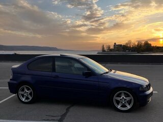 2002 BMW 3 серии Compact 316i IV (E46) Рестайлинг, синий, 500000 рублей, вид 3