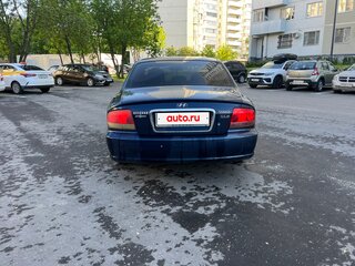 2007 Hyundai Sonata ТагАЗ IV (EF) Рестайлинг, синий, 545000 рублей, вид 4