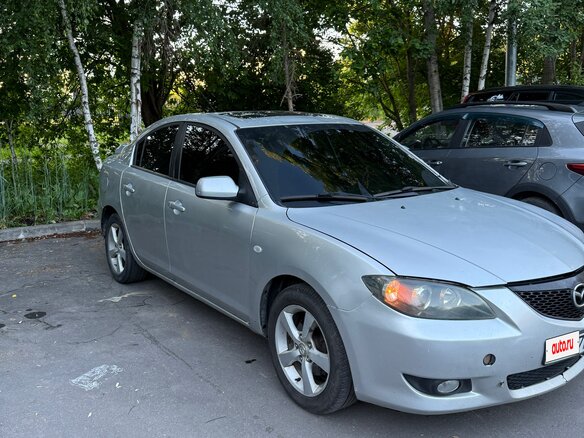 2004 Mazda 3 I (BK), серебристый, 290000 рублей - вид 2
