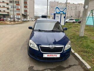 2013 Skoda Fabia II Рестайлинг, синий, 430000 рублей, вид 4