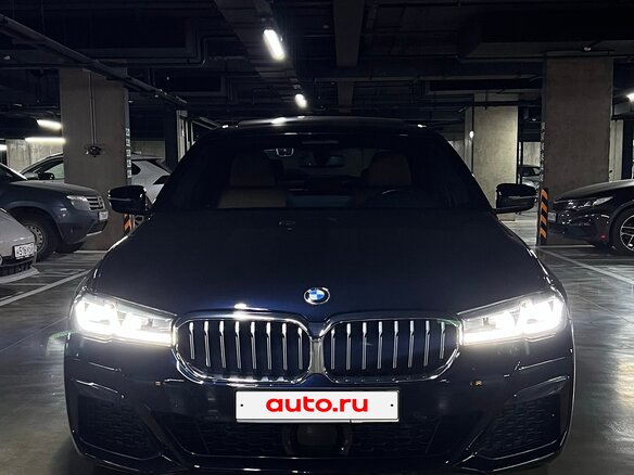 2022 BMW 5 серии 520i VII (G30/G31/G38) Рестайлинг, синий, 6190000 рублей