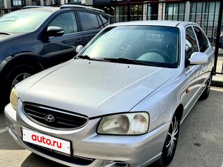 2007 Hyundai Accent ТагАЗ II, серебристый, 330000 рублей, вид 2
