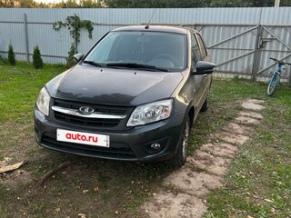 2015 Lada (ВАЗ) Granta I, серый, 420000 рублей, вид 2