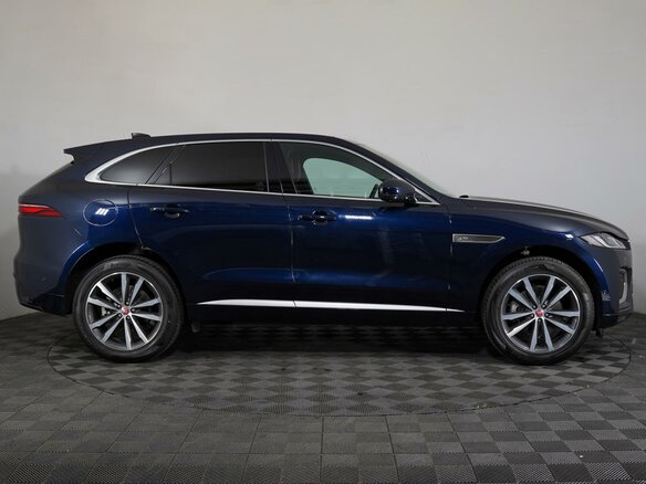 2021 Jaguar F-Pace I Рестайлинг, синий - вид 4